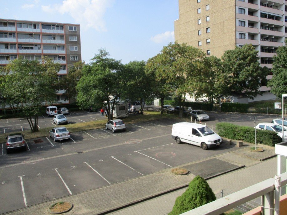 Ausblick vom Balkon Erdgeschosswohnung Sankt Augustin