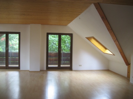 Ansicht 3 helles gro�es Wohn,- Esszimmer Dachgeschosswohnung K�nigswinter