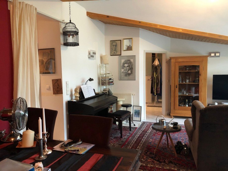 Ansicht Wohn,- Esszimmer Etagenwohnung Bonn