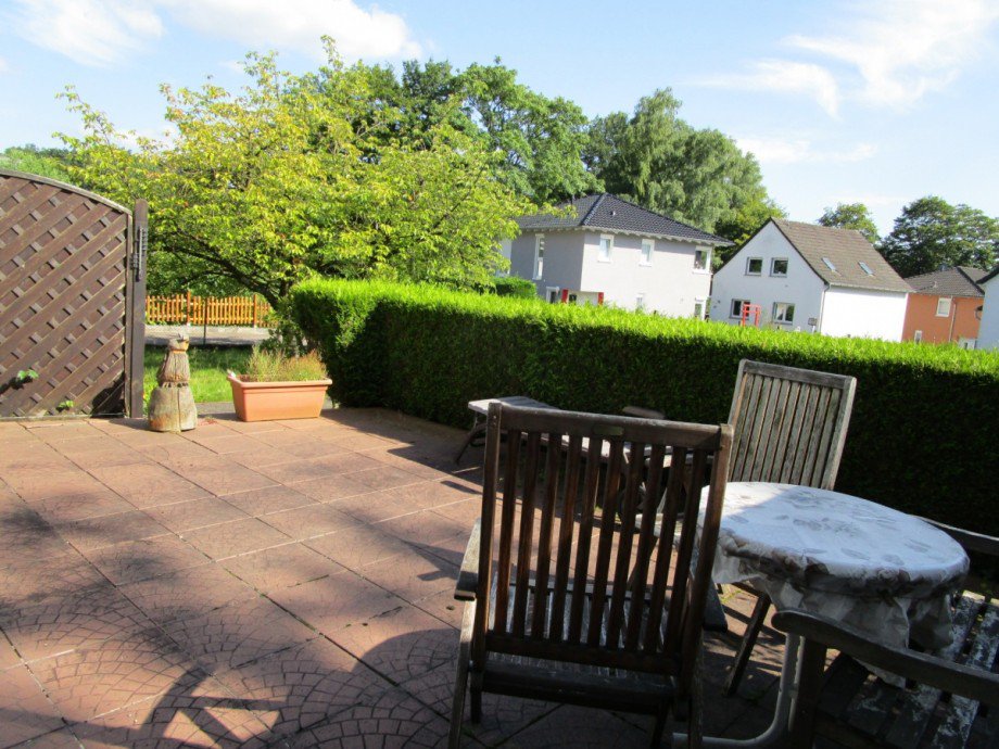 gro�e Terrasse Doppelhaush�lfte Siegburg