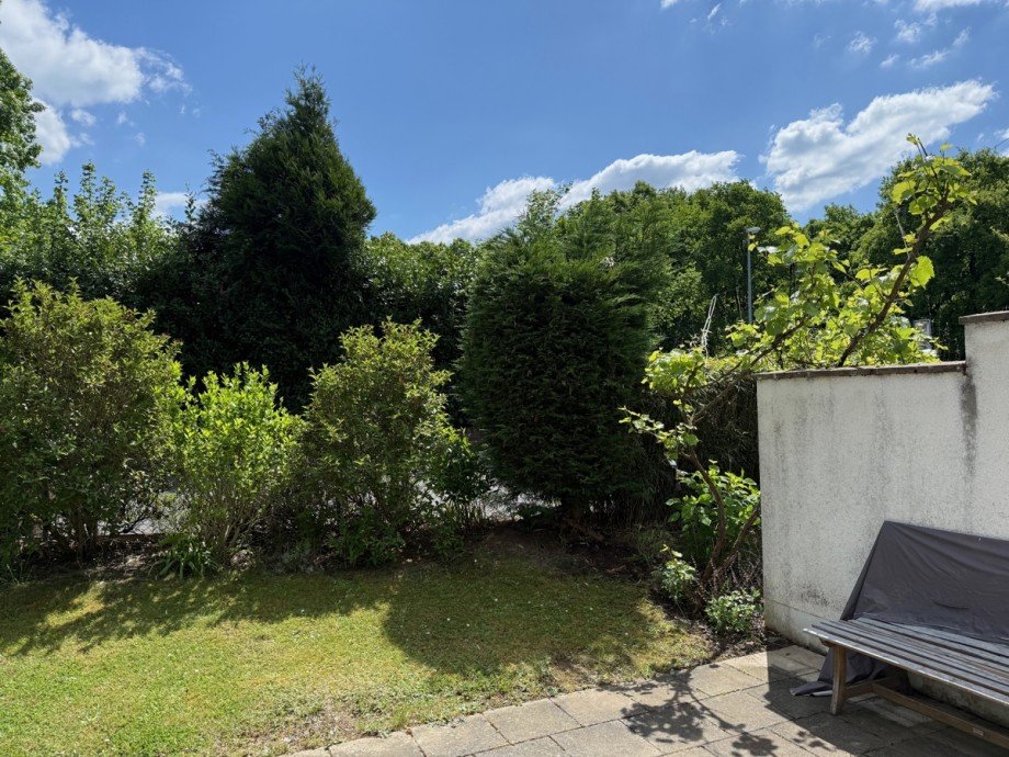 Ansicht Terrasse Doppelhaush�lfte Sankt Augustin