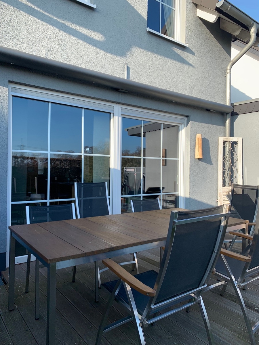 Terrassenansicht Doppelhaush�lfte Niederkassel