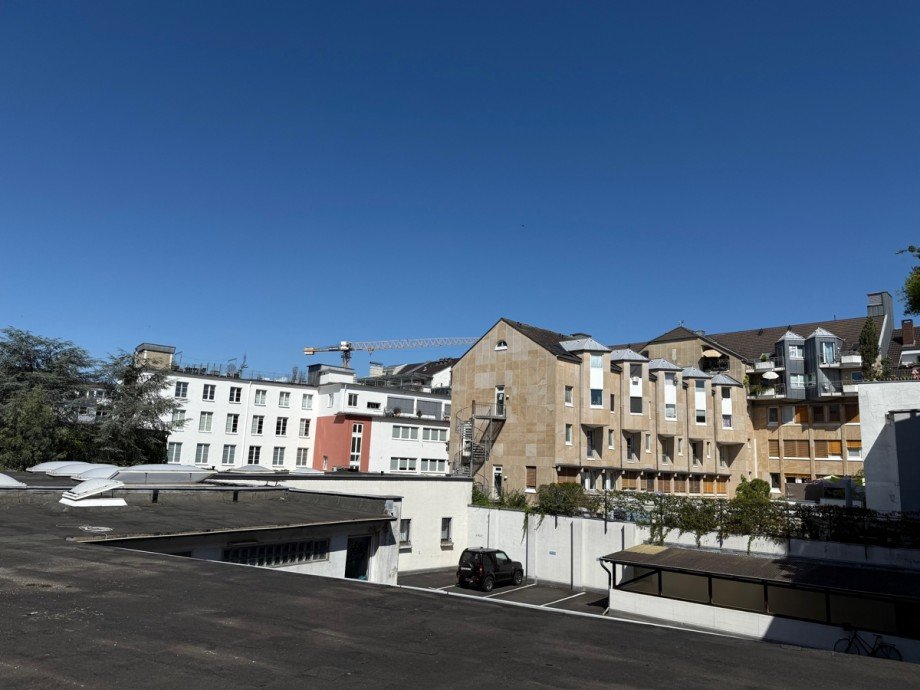 Blick von der Westterrasse Etagenwohnung K�ln
