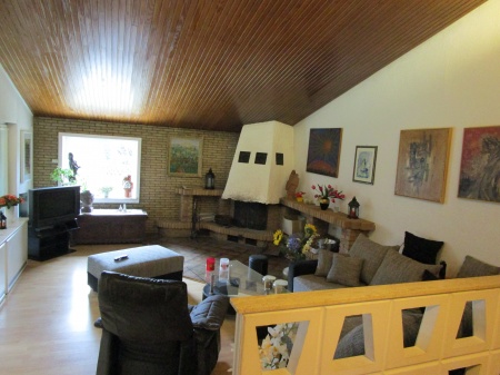 Blick vom Essbereich in den Wohnbereich Einfamilienhaus Lohmar / Neuhonrath