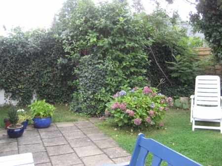 Ansicht Terrasse mit Garten Doppelhaush�lfte Sankt Augustin-Schmerbroich