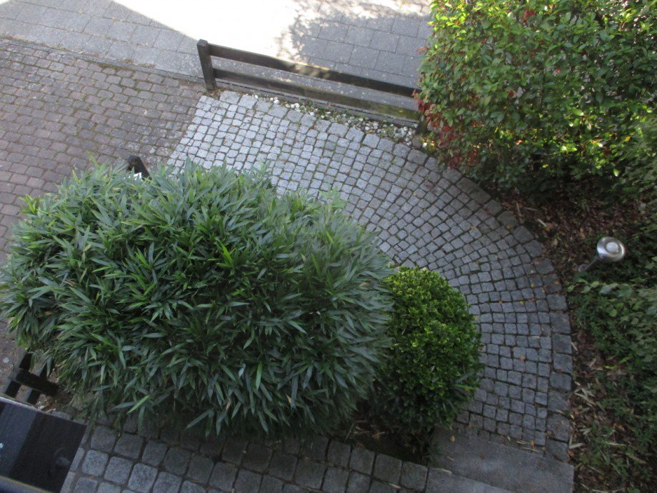 Ansicht Eingangsbereich vom Balkon Doppelhaush�lfte Sankt Augustin