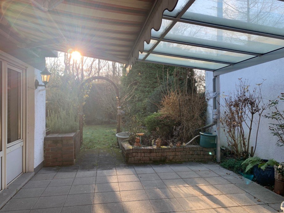 Ansicht Terrasse Bungalow Sankt Augustin
