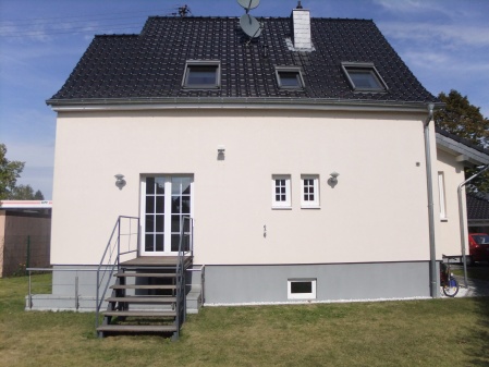 Gartenansicht Zweifamilienhaus Sankt Augustin