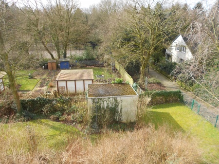 Blick vom Balkon Etagenwohnung D�sseldorf
