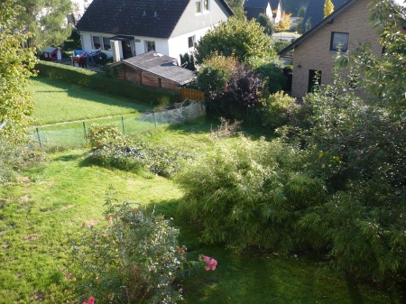 Blick in den Garten Haus Eitorf / M�hleip