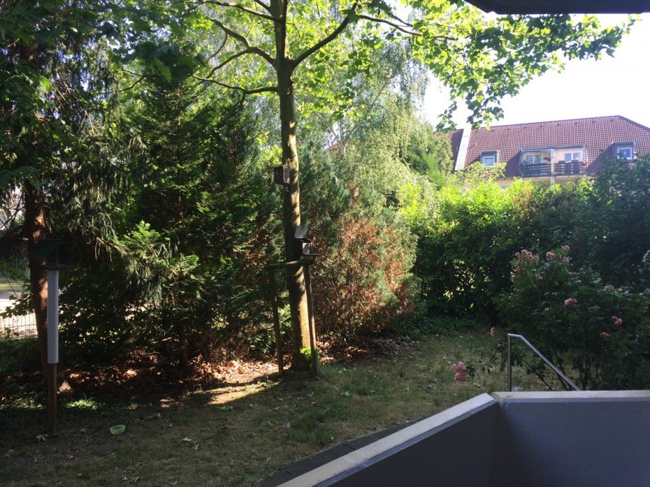 Blick vom Balkon Erdgeschosswohnung Bonn