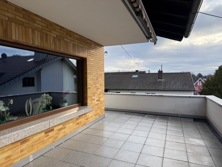Ansicht gro�e Dachterrasse Einfamilienhaus Thomasberg