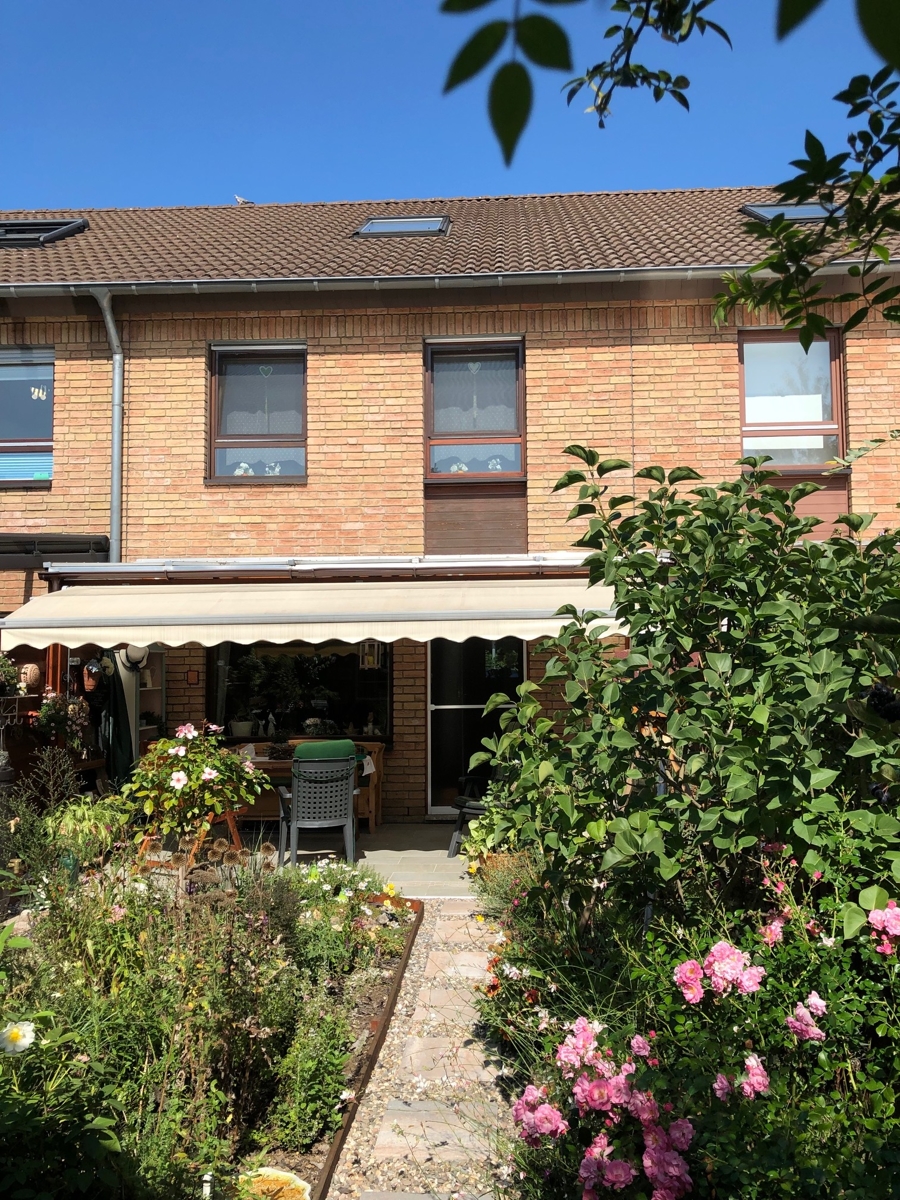 Terrassenansicht Reihenhaus Sankt Augustin