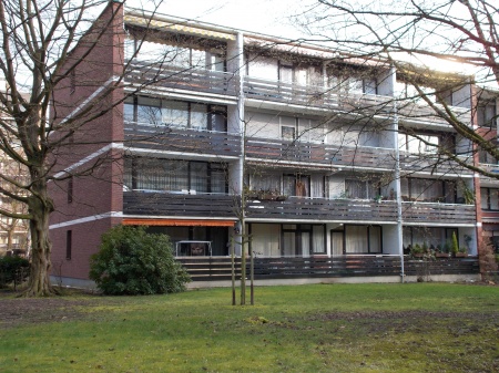 R�ckansicht Etagenwohnung Sankt Augustin