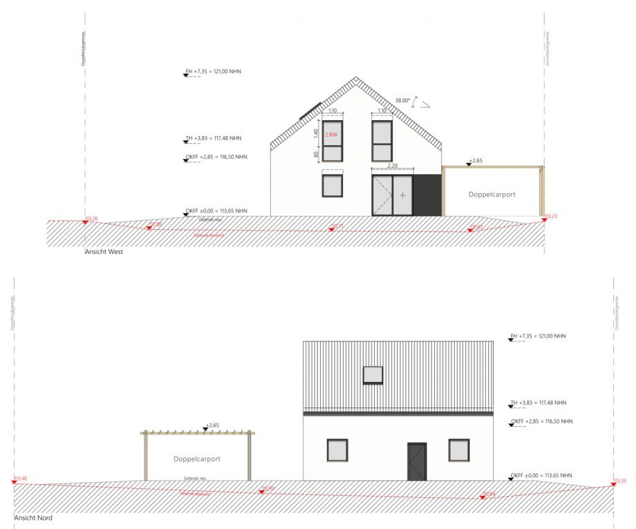 Ansicht Einfamilienhaus Windeck / Dattenfeld