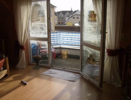 Wohnzimmer Ansicht 2 Etagenwohnung Siegburg