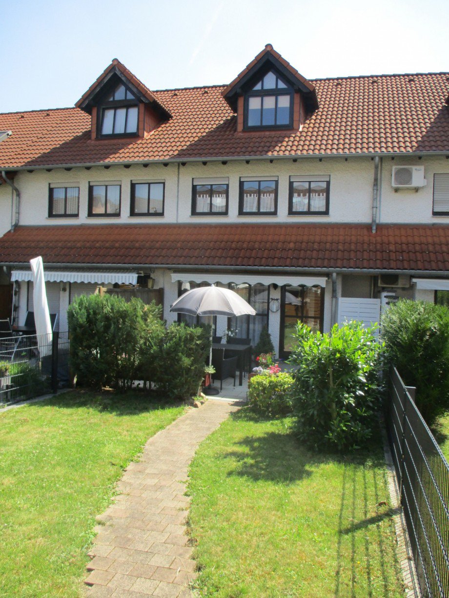 R�ckansicht Reihenmittelhaus Sankt Augustin