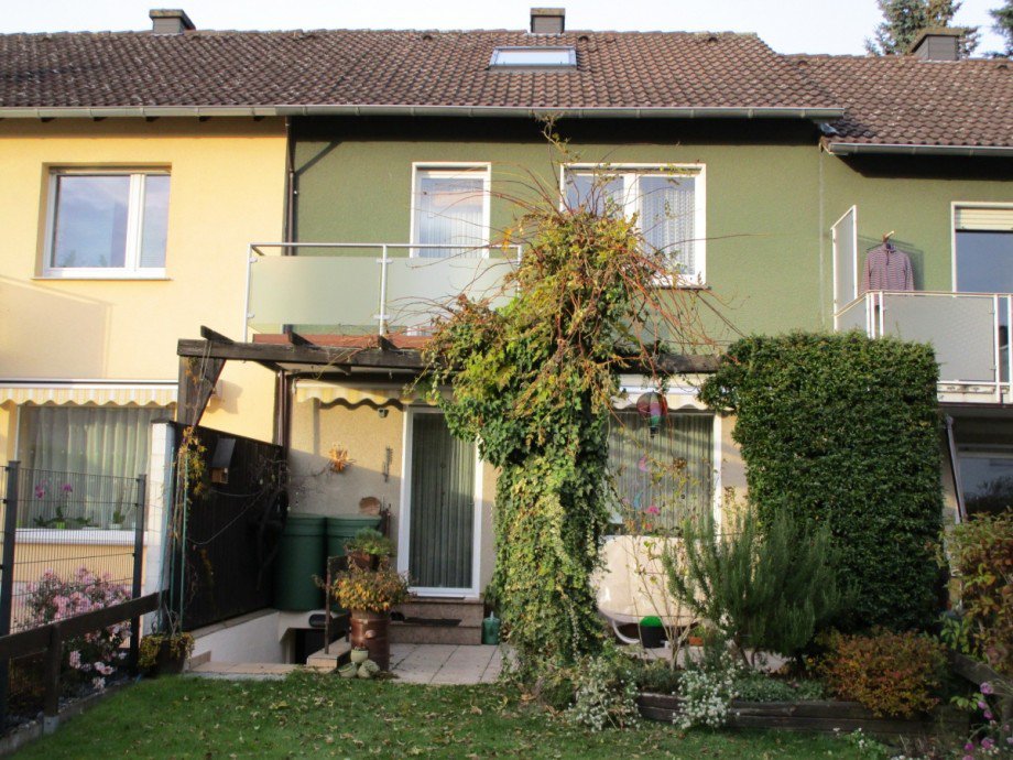 R�ckansicht des Hauses Reihenhaus Sankt Augustin