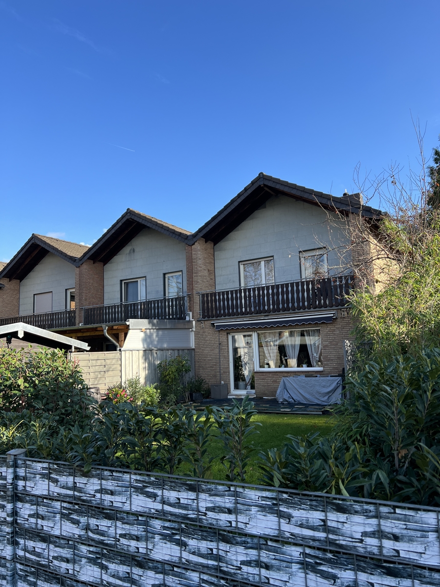 R�ckansicht Reihenhaus Sankt Augustin