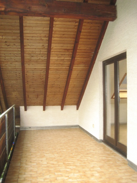 �berdachte Terrasse Dachgeschosswohnung K�nigswinter