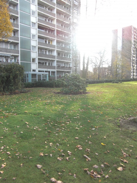 Gr�nanlage Ansicht 1 Etagenwohnung Sankt Augustin