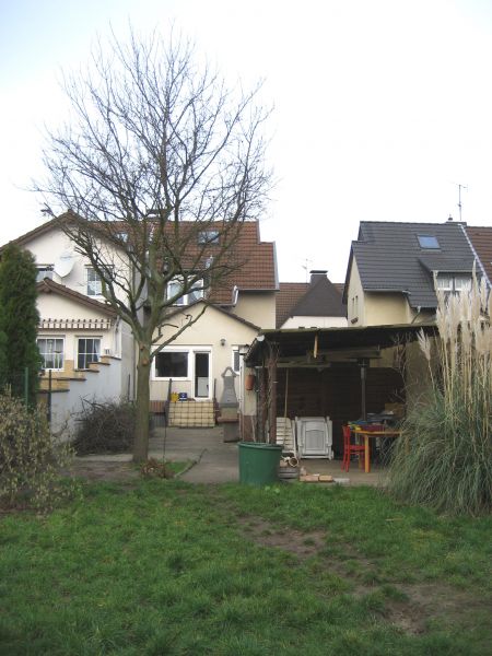 Gartenansicht 2 Doppelhaush�lfte Troisdorf