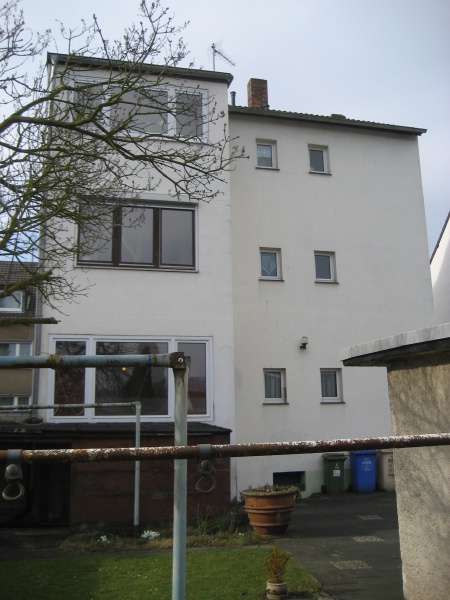 R�ckansicht Erdgeschosswohnung Bonn