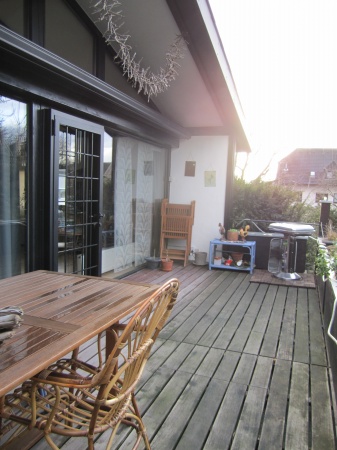 Terrassenbereich Etagenwohnung Sankt Augustin