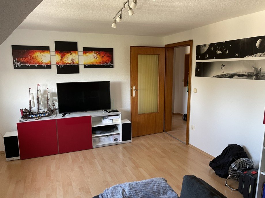 Wohnzimmer Dachgeschosswohnung Sankt Augustin
