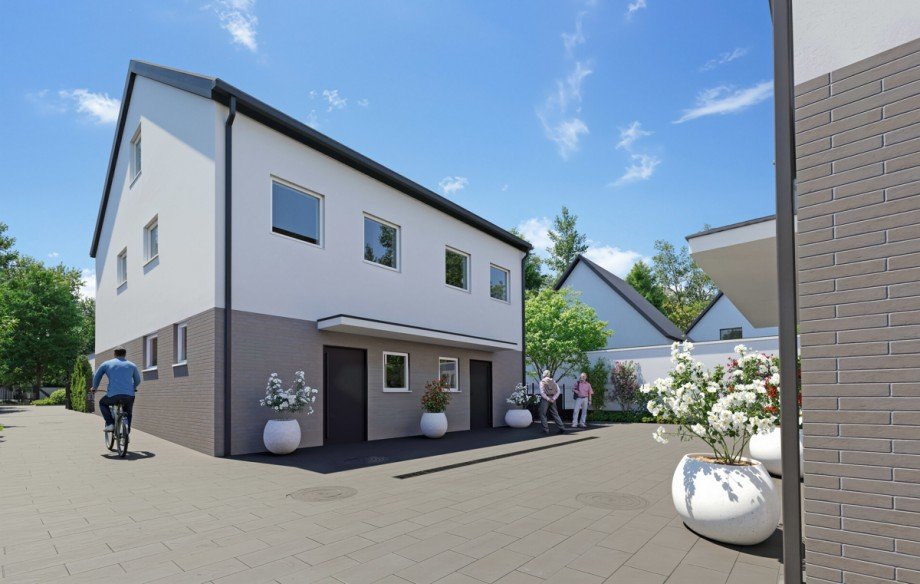 Hausansicht - Eingang Doppelhaush�lfte Bonn / Beuel-Mitte