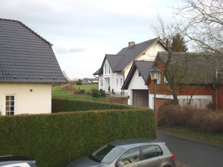 Blick zur Anwohnerstra�e Einfamilienhaus Hennef